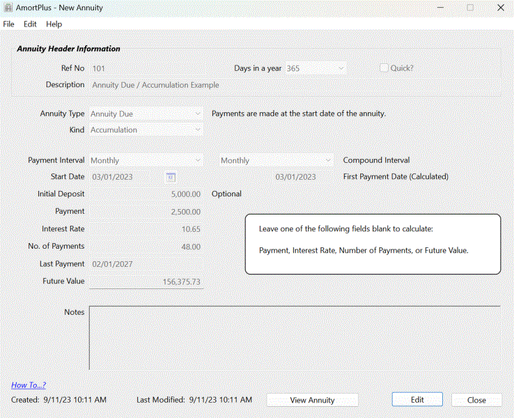 pro ware llc amortization